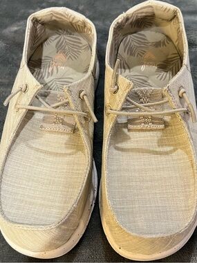REEF Women’s Cushion Coast slip on shoes - oatmeal, ivory, sand, neutral